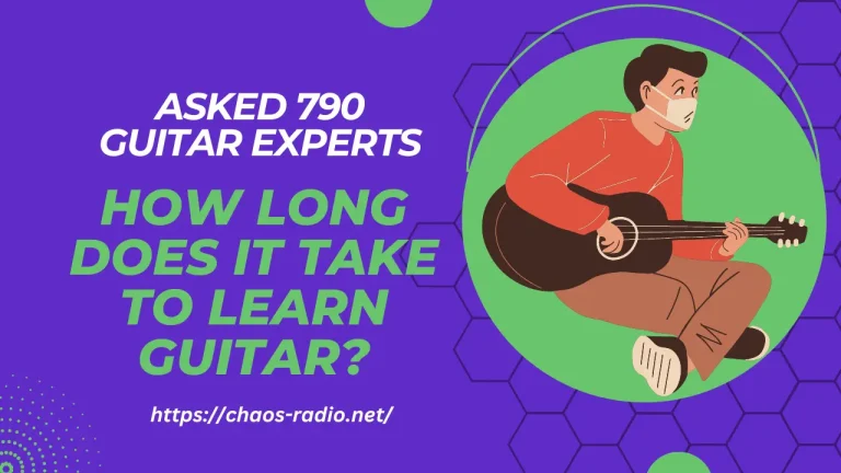 How long does it take to learn guitar? Asked 790 Guitar experts